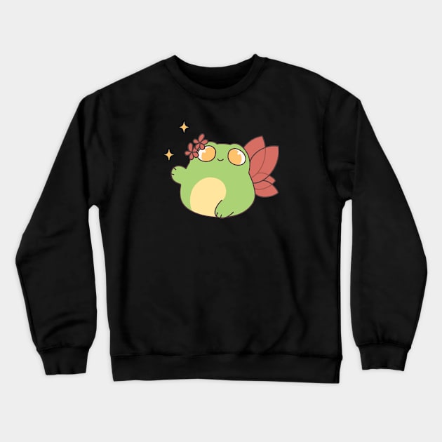 The Frog Fairy (Red) Crewneck Sweatshirt by frog.and.you